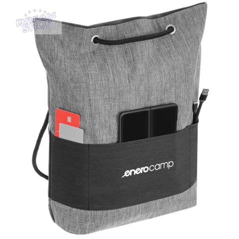 TORBA TERMICZNA PLECAK 2W1 41x14x45CM SZARA 26L ENERO CAMP