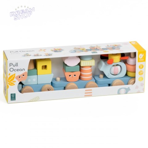 CLASSIC WORLD Montessori Kolejka Ocean Drewniana Układanka CLASSIC WORLD Montessori Kolejka Ocean Drewniana Układanka