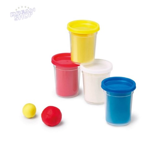 Masa plastyczna ciastolina 4x114g 4 kolory podstawowe Creative Maped Masa plastyczna ciastolina 4x114g 4 kolory podstawowe Creative Maped