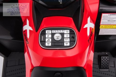 Quad Na Akumulator S615 Czerwony 24V