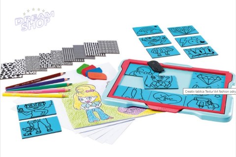 Tablica kreatywna dla dzieci odrysowywanie teksturowanie Maped