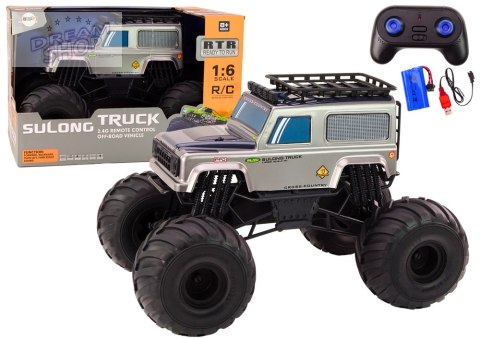 Duże Auto Terenowe Zdalnie Sterowane Suv 2.4G RC 1:6 Siwy