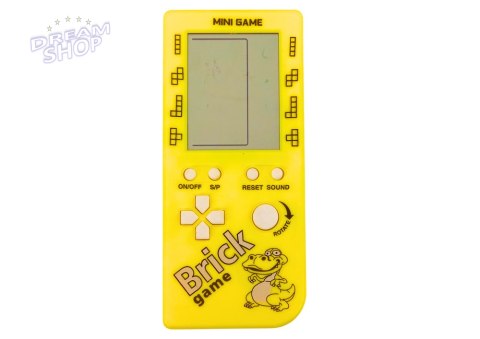 Gra Elektroniczna Konsola Tetris Brick Game 23 Poziomy Żółta Gra Elektroniczna Konsola Tetris Brick Game 23 Poziomy Żółta