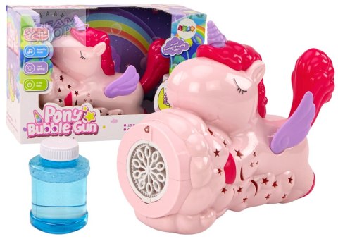 Maszyna Do Baniek Mydlanych Jednorożec Światła Dźwięki Różowy