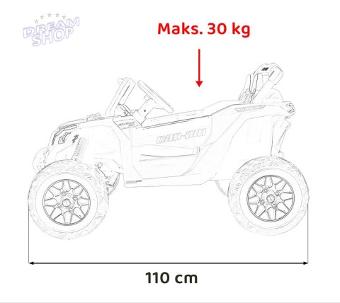 Pojazd ATV CAN-AM Maverick Pomarańczowy Pojazd ATV CAN-AM Maverick Pomarańczowy