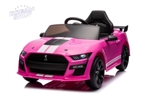 Pojazd na Akumulator Ford Mustang GT500 Shelby Różowy Pojazd na Akumulator Ford Mustang GT500 Shelby Różowy
