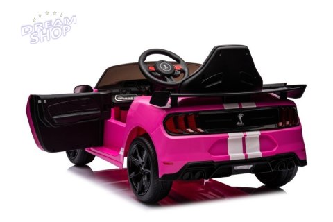 Pojazd na Akumulator Ford Mustang GT500 Shelby Różowy Pojazd na Akumulator Ford Mustang GT500 Shelby Różowy