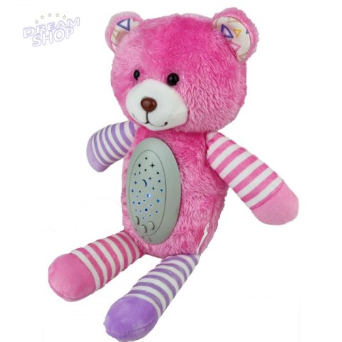 WOOPIE BABY Przytulanka Usypiacz Projektor 2w1 Różowy Miś - 10 Kołysanek WOOPIE BABY Przytulanka Usypiacz Projektor 2w1 Różowy Miś - 10 Kołysanek