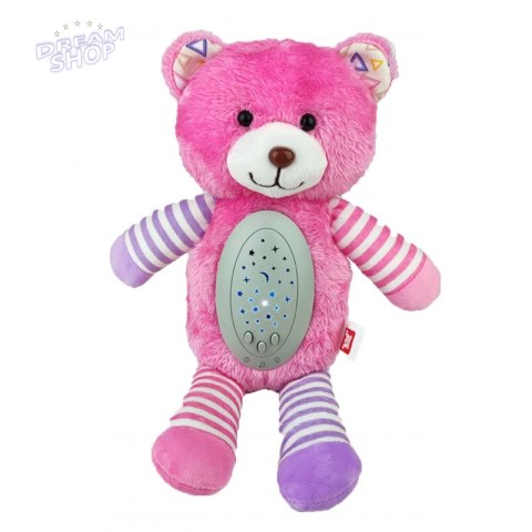 WOOPIE BABY Przytulanka Usypiacz Projektor 2w1 Różowy Miś - 10 Kołysanek WOOPIE BABY Przytulanka Usypiacz Projektor 2w1 Różowy Miś - 10 Kołysanek