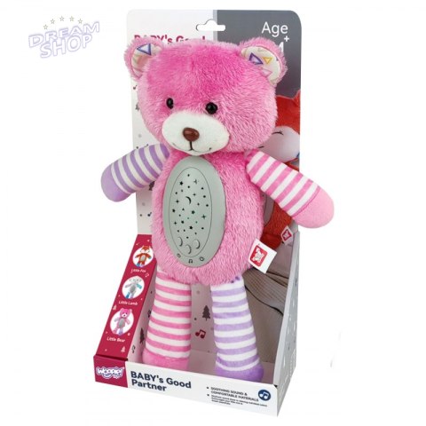 WOOPIE BABY Przytulanka Usypiacz Projektor 2w1 Różowy Miś - 10 Kołysanek WOOPIE BABY Przytulanka Usypiacz Projektor 2w1 Różowy Miś - 10 Kołysanek