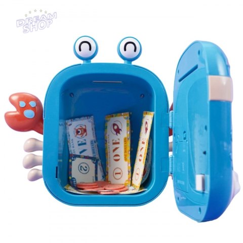 WOOPIE Elektroniczna Skarbonka Krab Plecak na Kod Niebieski WOOPIE Elektroniczna Skarbonka Krab Plecak na Kod Niebieski