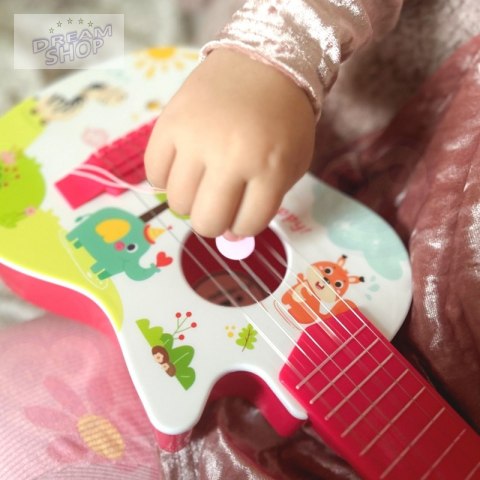 WOOPIE Gitara Akustyczna dla Dzieci Czerwona 55 cm WOOPIE Gitara Akustyczna dla Dzieci Czerwona 55 cm