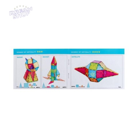 WOOPIE Magnetyczne Klocki Konstrukcyjne Montessori 3D WOOPIE Magnetyczne Klocki Konstrukcyjne Montessori 3D