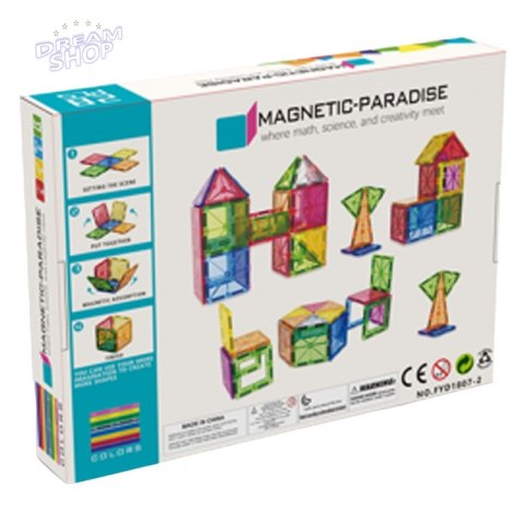 WOOPIE Magnetyczne Klocki Konstrukcyjne Montessori 3D WOOPIE Magnetyczne Klocki Konstrukcyjne Montessori 3D