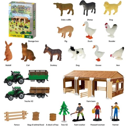WOOPIE Zestaw Mały Farmer XL Figurki Gospodarstwo WOOPIE Zestaw Mały Farmer XL Figurki Gospodarstwo
