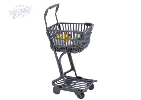 Zestaw Lalka W Supermarkecie Regały Koszyk Sklepowy Produkty Spożywcze Zestaw Lalka W Supermarkecie Regały Koszyk Sklepowy Produkty Spożywcze
