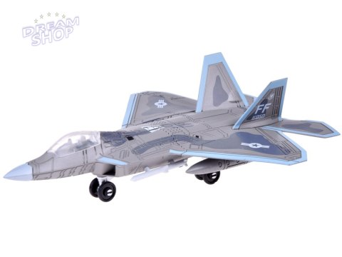 Zestaw klocków samolot odrzutowiec model F-22 1:100 ZA5027 Zestaw klocków samolot odrzutowiec model F-22 1:100 ZA5027