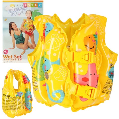 INTEX 59661 Kamizelka dmuchana kapok do pływania dla dzieci 3-5lat 18-23kg