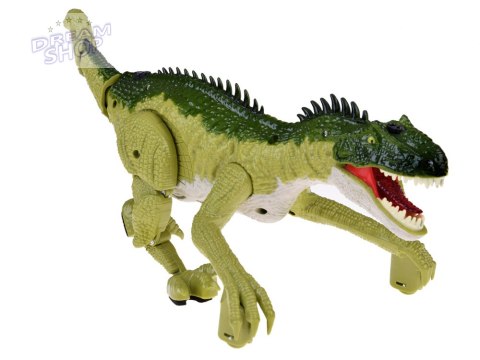 Zielony Dinozaur prehistoryczna zabawka zdalnie sterowana na pilota RC0632