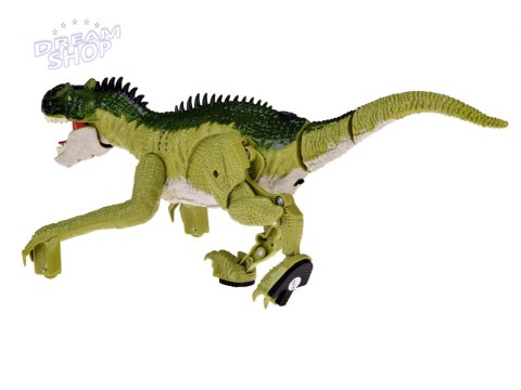 Zielony Dinozaur prehistoryczna zabawka zdalnie sterowana na pilota RC0632