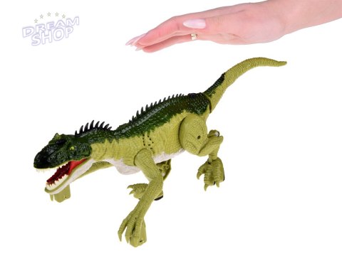 Zielony Dinozaur prehistoryczna zabawka zdalnie sterowana na pilota RC0632