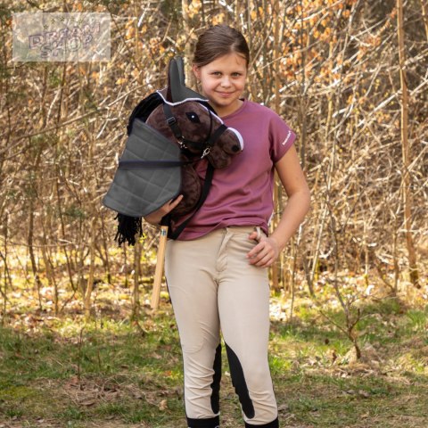 Derka dwustronna i nauszniki Skippi dla Hobby Horse - brązowa - szara Derka dwustronna i nauszniki Skippi dla Hobby Horse - brązowa - szara