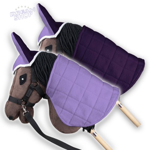 Derka dwustronna i nauszniki Skippi dla Hobby Horse - fiolet Derka dwustronna i nauszniki Skippi dla Hobby Horse - fiolet