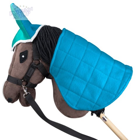 Derka dwustronna i nauszniki Skippi dla Hobby Horse - niebieska - zielona Derka dwustronna i nauszniki Skippi dla Hobby Horse - niebieska - zielona