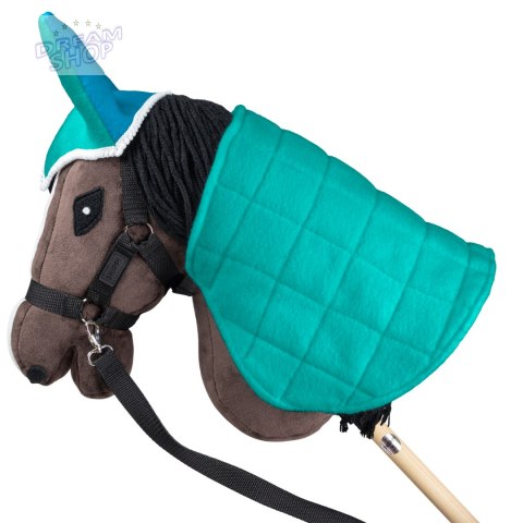 Derka dwustronna i nauszniki Skippi dla Hobby Horse - niebieska - zielona Derka dwustronna i nauszniki Skippi dla Hobby Horse - niebieska - zielona