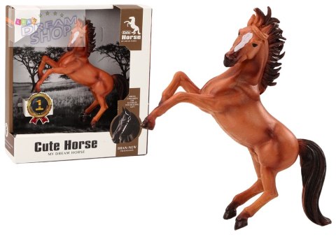 Figurka Konia Brązowy Koń Stojący Stajnia Farma Cute Horse Figurka Konia Brązowy Koń Stojący Stajnia Farma Cute Horse