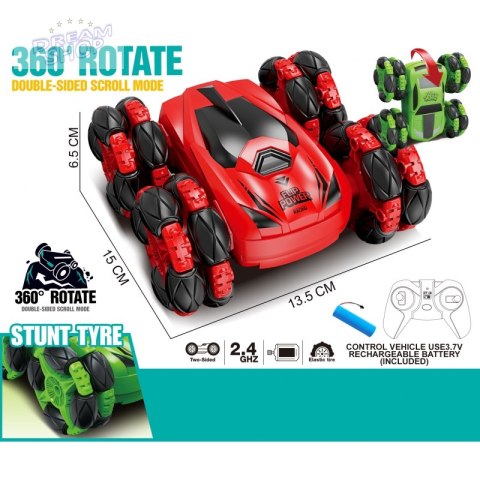 WOOPIE Zdalnie Sterowane Auto RC Akrobata Rotacja 360 z Pilotem 2,4 GHz WOOPIE Zdalnie Sterowane Auto RC Akrobata Rotacja 360 z Pilotem 2,4 GHz