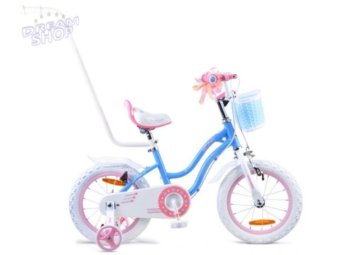 RoyalBaby Rower dziewczęcy STAR GIRL 14cal niebieski RB14G-1 RoyalBaby Rower dziewczęcy STAR GIRL 14cal niebieski RB14G-1