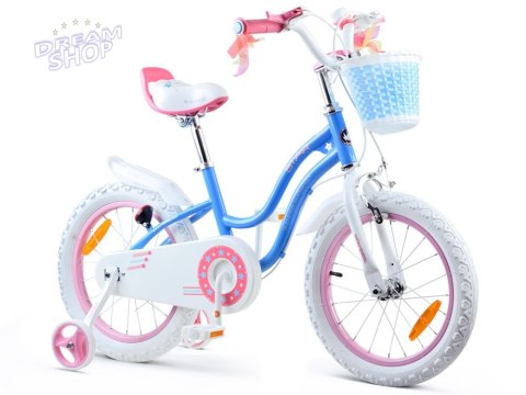 RoyalBaby Rower dziewczęcy STAR GIRL 16cal koszyk kółka boczne RB16G-1 RoyalBaby Rower dziewczęcy STAR GIRL 16cal koszyk kółka boczne RB16G-1