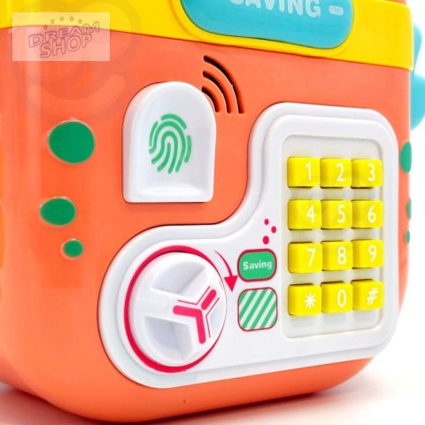 WOOPIE Elektroniczna Skarbonka Krab Plecak na Hasło Pomarańczowy WOOPIE Elektroniczna Skarbonka Krab Plecak na Hasło Pomarańczowy