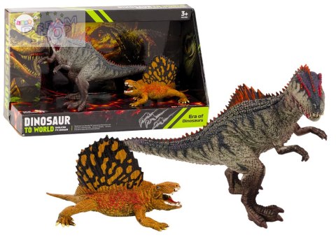 Figurki Dinozaurów Dimetrodon Allozaur Zestaw 2El Figurki Dinozaurów Dimetrodon Allozaur Zestaw 2El