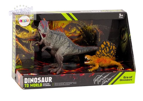 Figurki Dinozaurów Dimetrodon Allozaur Zestaw 2El Figurki Dinozaurów Dimetrodon Allozaur Zestaw 2El