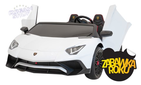 Pojazd Lamborghini Aventador SV Biały Pojazd Lamborghini Aventador SV Biały