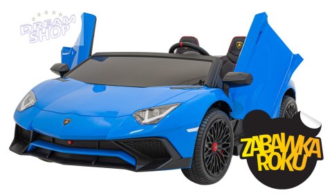 Pojazd Lamborghini Aventador SV Niebieski Pojazd Lamborghini Aventador SV Niebieski