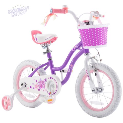 RoyalBaby Rower dziecięcy STAR GIRL 16cal koszyk kółka boczne RB16G-1 RoyalBaby Rower dziecięcy STAR GIRL 16cal koszyk kółka boczne RB16G-1