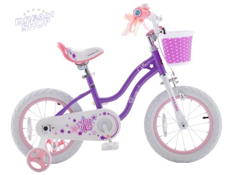 RoyalBaby Rower dziecięcy STAR GIRL 16cal koszyk kółka boczne RB16G-1 RoyalBaby Rower dziecięcy STAR GIRL 16cal koszyk kółka boczne RB16G-1