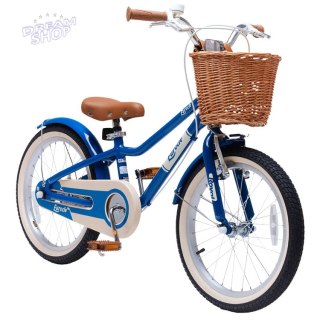 RoyalBaby Uroczy Miejski Rower z koszykiem dziecięcy Eurocle 18" RB18B-38