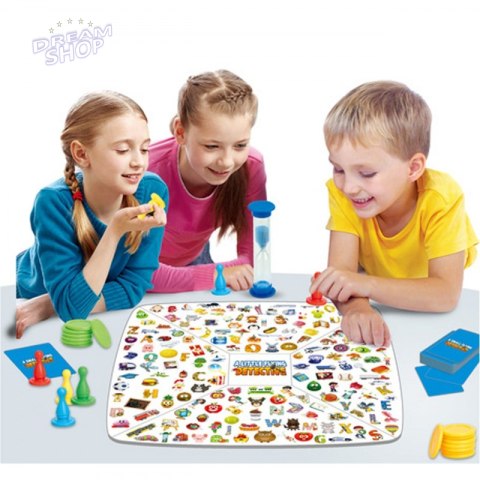 WOOPIE Gra Planszowa 2w1 Mały Detektw + Chińczyk WOOPIE Gra Planszowa 2w1 Mały Detektw + Chińczyk