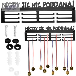 Wieszak na medale Nigdy się nie poddawaj