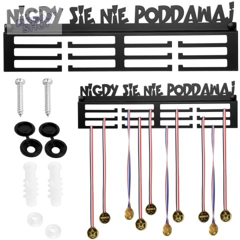 Wieszak na medale Nigdy się nie poddawaj Wieszak na medale Nigdy się nie poddawaj