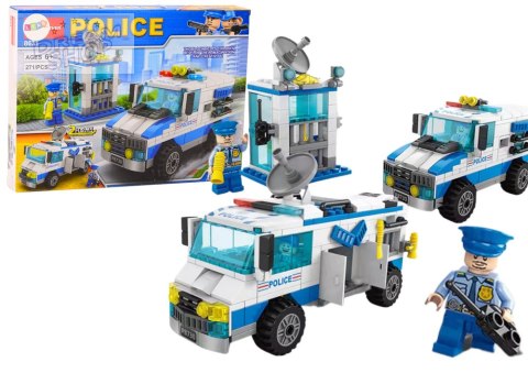Zestaw Klocków Policja Wóz Policyjny Budynek 271 El