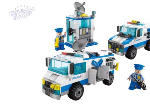 Zestaw Klocków Policja Wóz Policyjny Budynek 271 El