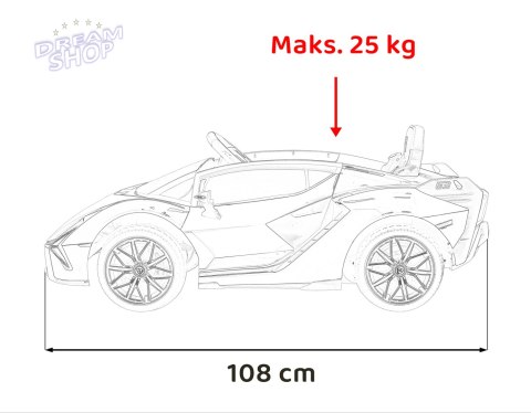 Pojazd Lamborghini SIAN Czerwony Pojazd Lamborghini SIAN Czerwony