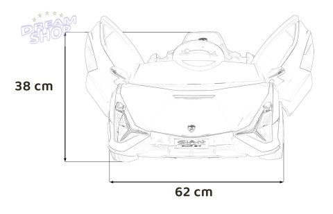 Pojazd Lamborghini SIAN Czerwony Pojazd Lamborghini SIAN Czerwony