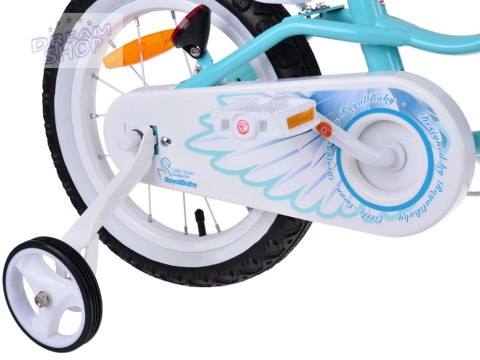RoyalBaby uroczy Rower 14" Little Swan wstążki koszyk kółka boczne RB14-18 RoyalBaby uroczy Rower 14" Little Swan wstążki koszyk kółka boczne RB14-18