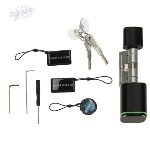 Zamek elektroniczny wkładka do drzwi na kod odcisk palca bluetooth Zamek elektroniczny wkładka do drzwi na kod odcisk palca bluetooth
